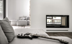 Living room in light colors